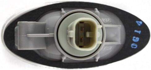 Karparts360 ل Mitsubishi Lancer 2004 2005 2006 2007 سائق أضواء المكرر الجانبي وجانب الركاب | زوج | مع المصباح (s) | استبدال MI2571100 | MR991187 in Kuwait