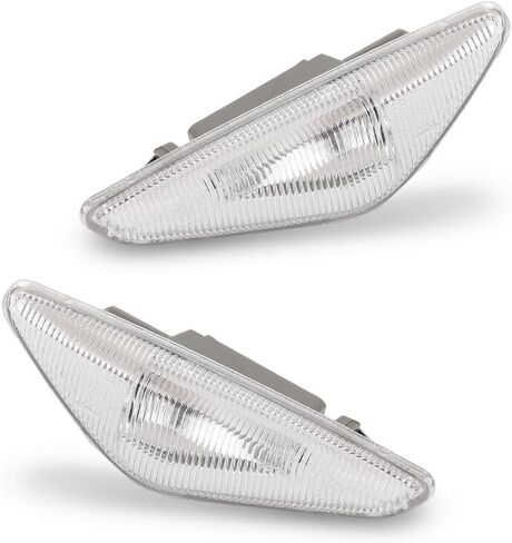 LED Side Marker Light Turn Signal Lights Clear Lens Pair Clear Lens Compatible with BMW X5 E70 2007-2014, Fit X3 F25 2011-2015, Fit X6 E71 2008-2014 63137171007, 63137171008 in Saudi Arabia