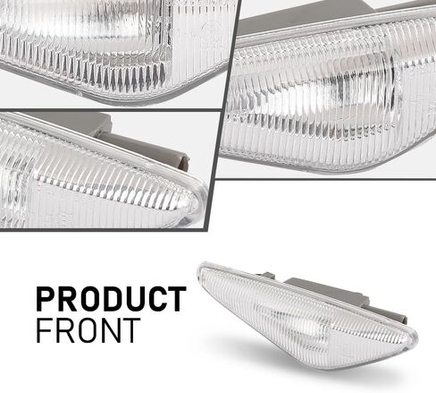 LED Side Marker Light Turn Signal Lights Clear Lens Pair Clear Lens Compatible with BMW X5 E70 2007-2014, Fit X3 F25 2011-2015, Fit X6 E71 2008-2014 63137171007, 63137171008 in Saudi Arabia