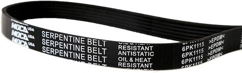 MOCA 6PK1115 EPDM Serpentine Belt 09-12 لـ Volkswagen Jetta/Tiguan/GTI & لـ Audi TT Quattro & لـ Audi A3 2.0L و 94-97 لـ Honda Accord 2.2L in Saudi Arabia