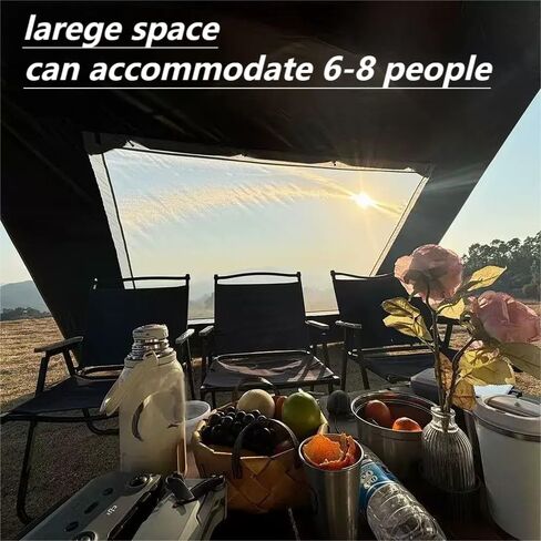 Car Side Tent for Fiat 500X, Sun Shade with Outdoor Privacy Wall,Beige in Saudi Arabia