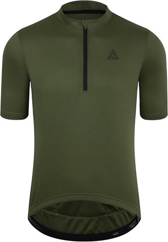 رجال ركوب الدراجات جيرسي الأكمام قصيرة الدراجة جيرسي 1/3 سستة ملونة نادي ملونة ، ركوب الدراجات جيب قميص السوستة in Kuwait