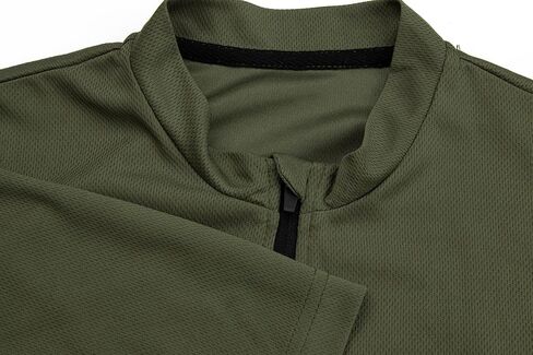 رجال ركوب الدراجات جيرسي الأكمام قصيرة الدراجة جيرسي 1/3 سستة ملونة نادي ملونة ، ركوب الدراجات جيب قميص السوستة in Kuwait