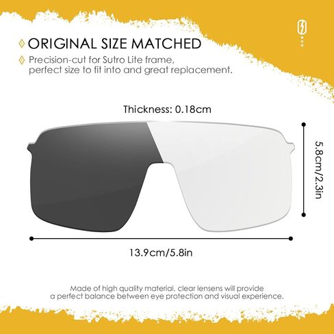 ANSI Z87.1 Replacement Lenses For Oakley Sutro Lite OO9463 Sunglasses in Kuwait