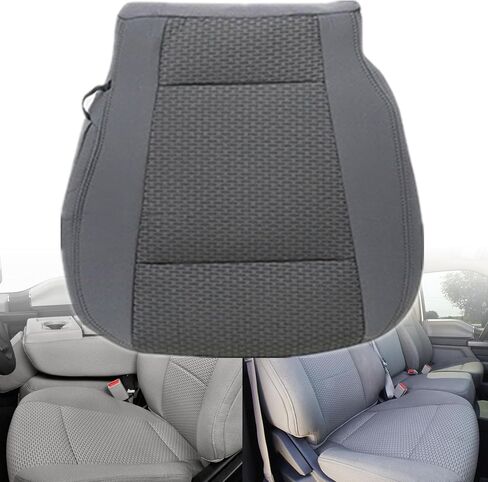 Gxarts الأمامي السائق الجانبي السفلي غطاء المقعد البديل الغطاء الرمادي # 2S أو 3S متوافق مع Ford F250 F350 F450 F550 XLT 2017 2018 2019 2020 2021 in Saudi Arabia