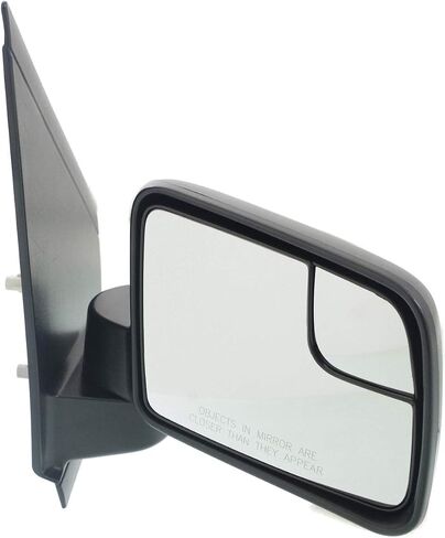 Kool Vue Driver Side Manual Adjust Mirror for Ford Transit Connect 2011-2013 With Spotter Glass Textured in Saudi Arabia