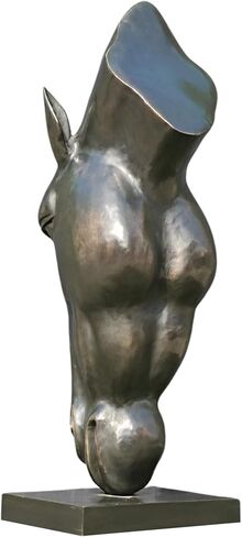 Still Water Horse Head Bronze Sculpture 45.3" – Inspired by Nic Fiddian-Green’s Iconic Work,Unique Art Piece for Collection, Decor, or Gift(Brown) in Kuwait