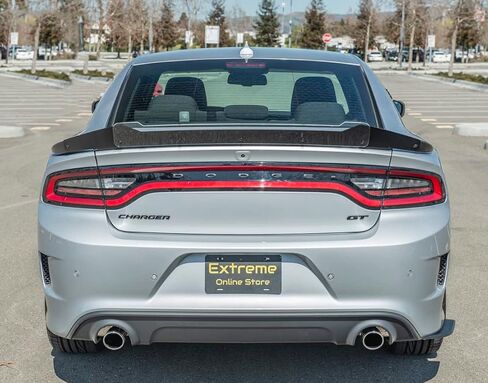 استبدال لشاحن دودج عام 2015- الحاضر | SRT8 HELLCAT مطول على غرار الجذع الخلفي الشفاه مع المفسد Wickerbill (ABS البلاستيك - مطلية بلون لامع) in Kuwait