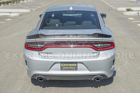 استبدال لشاحن دودج عام 2015- الحاضر | SRT8 HELLCAT مطول على غرار الجذع الخلفي الشفاه مع المفسد Wickerbill (ABS البلاستيك - مطلية بلون لامع) in Kuwait