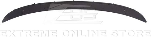 Replacement for 2015-Present Dodge Charger | SRT8 Hellcat Extended Style Rear Trunk Lip Wing with Wickerbill Spoiler (ABS Plastic - Painted Glossy Black) in Saudi Arabia