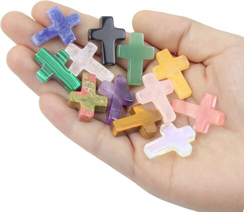 DUQGUHO 12 قطعة من بلورات القلب وبلورات الشفاء والأحجار 1 بوصة جمشت روز كوارتز كريستال القلب مجموعة الطاقة موازنة الأحجار الكريمة الكريستال السائبة التأمل مصقول حجر كريستال هدايا للنساء in Kuwait