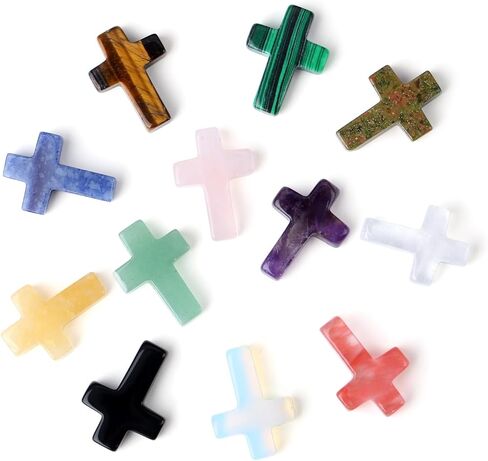 DUQGUHO 12 قطعة من بلورات القلب وبلورات الشفاء والأحجار 1 بوصة جمشت روز كوارتز كريستال القلب مجموعة الطاقة موازنة الأحجار الكريمة الكريستال السائبة التأمل مصقول حجر كريستال هدايا للنساء in Kuwait