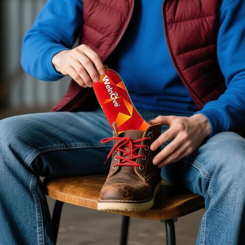 Welnove Running Insoles for Men - Anti-Fatigue Inserts with Triple Shock Absorption, Achilles Tendinitis Insoles with Heel Cushion, Toe Pain Relief Insert (FSA/HSA Eligible) - M in Saudi Arabia