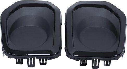 Motoku Pair Cover Black Fog Light Light لتويوتا تاكوما 2016-2023 السائق الأيسر وجانب الراكب الأيمن ، إدراج مديح مديك بدون ثقب ضوء الضباب in Saudi Arabia