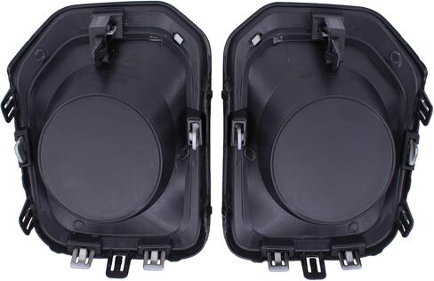 Motoku Pair Cover Black Fog Light Light لتويوتا تاكوما 2016-2023 السائق الأيسر وجانب الراكب الأيمن ، إدراج مديح مديك بدون ثقب ضوء الضباب in Saudi Arabia