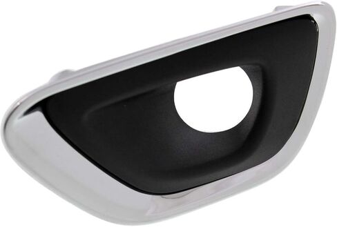 لجيب Grand-Cherokee Fog Light Trim 2014 2015 2016 Driver & Passenger Side Pair/Set | الأسود والكروم | ث/كروم تقليم | نقطة/ساي | CH1038147 + CH1039147 in Saudi Arabia
