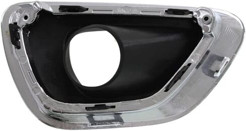 لجيب Grand-Cherokee Fog Light Trim 2014 2015 2016 Driver & Passenger Side Pair/Set | الأسود والكروم | ث/كروم تقليم | نقطة/ساي | CH1038147 + CH1039147 in Saudi Arabia