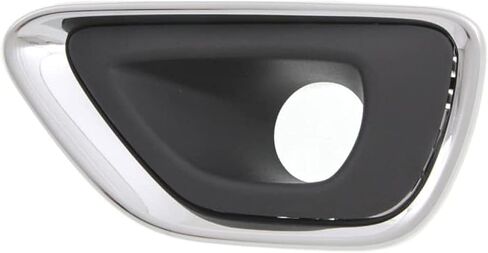 لجيب Grand-Cherokee Fog Light Trim 2014 2015 2016 Driver & Passenger Side Pair/Set | الأسود والكروم | ث/كروم تقليم | نقطة/ساي | CH1038147 + CH1039147 in Saudi Arabia