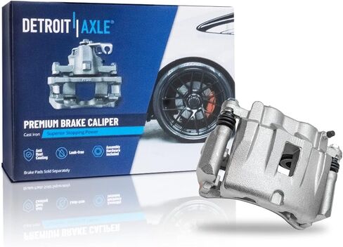 Detroit Axle - Front Right Brake Caliper لعام 1999-2004 Jeep Grand Cherokee Passenger Side Disciper Caliper W/Bracket 2000 2001 2002 2003 استبدال in Saudi Arabia