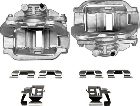 زوج الفرامل الخلفية اليسرى واليمين الفرجار ث/قوسين 18B4726 18B4727 ل Cadillac Deville 2000-2002 Escalade 1999-2000 ل Chevrolet Astro 2003-2005 Silverado 1500 1999-2002 Suburban 1500 Tahoe in Saudi Arabia