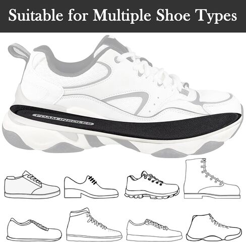 النعال الرغوة للذاكرة ل Skechers Women & Men Shoes ، استبدال إدراج النعل المرن الناعم لراحة القدم in Saudi Arabia