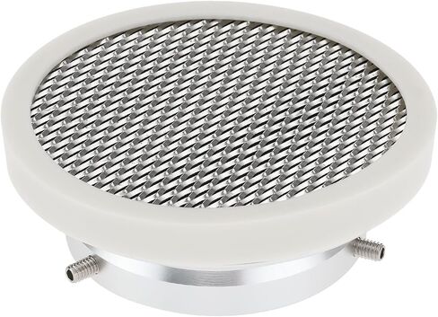 Motorcycle Carburetor Air Filter Cup with Net 55mm Velocity Stack Intake Wind Horn Cup Replacement Suitable for Scooter Motorcycle ATV PWK32 34mm Carburetor, Silver in Saudi Arabia