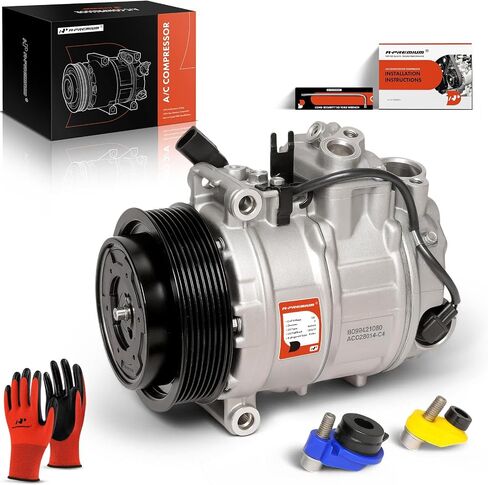 A-Premium Air Conditioner AC Compressor with Clutch Compatible with Porsche Panamera 2010-2016, 3.0L 3.6L 4.8L in Saudi Arabia