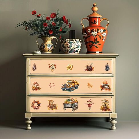 3 أوراق عيد الشكر فرك على عمليات نقل الحرف العتيقة الخريف فرك على شارات شارات عيد الشكر عباد الشمس اليقطين جنوم in Kuwait