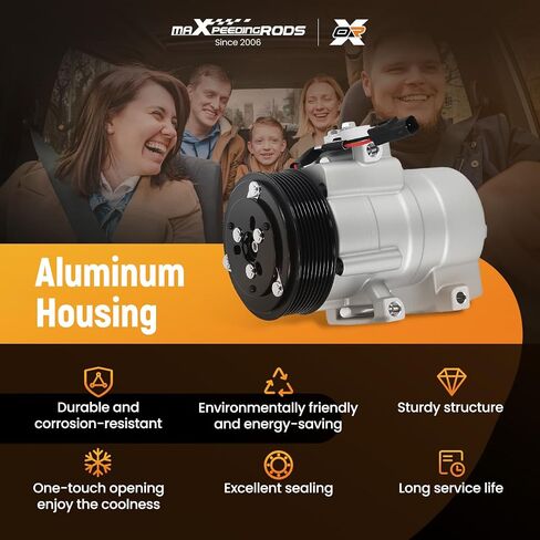 maXpeedingrods A/C Compressor with Clutch For Ford F-250 F-350 F-450 F-550 Super Duty Replaces CO11358C in Saudi Arabia