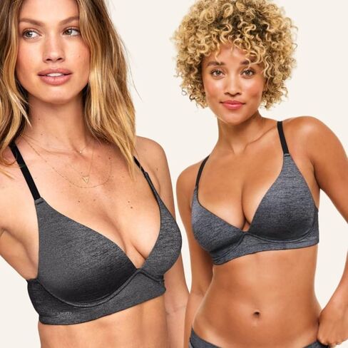 Adore Me Helynn Contour Racerback - 30A-38DD Wireless Plunge Bra for Women with Adjustable Straps, Pull On Women's Bra in Saudi Arabia
