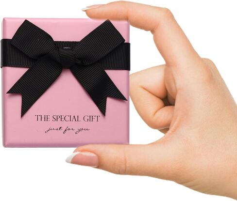14pcs Small pink Cardboard Gift Jewelry Boxes for Necklace, Earring, Ring, Pendant, Bracelet, Anklet, Jewelry Holder，Bulk Gift Box jewelry display (pink with white stripes) in Saudi Arabia