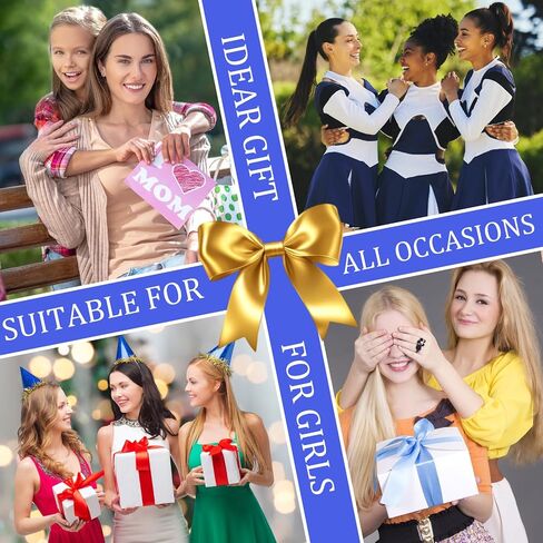 Tondiamo 12 PCS Cheer Bow Travel Jewelry Joledry Boys with Lid Bulk Small Jewelry Gift Case in Saudi Arabia