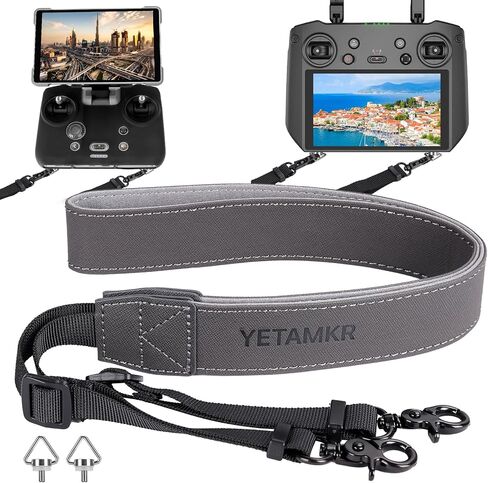 Lanyard for DJI RC & RC 2 & RC Pro Controller ، DJI Mini 4 Pro & Mavic 4Pro Lanyard RC RECK STRAP ، LOWER LEATHER LANYAR in Kuwait