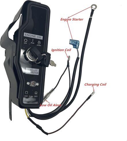 مربع مفتاح الإشعال لـ Harbour Predator 13hp 420cc 60340 60349 69736 محرك الغاز in Kuwait