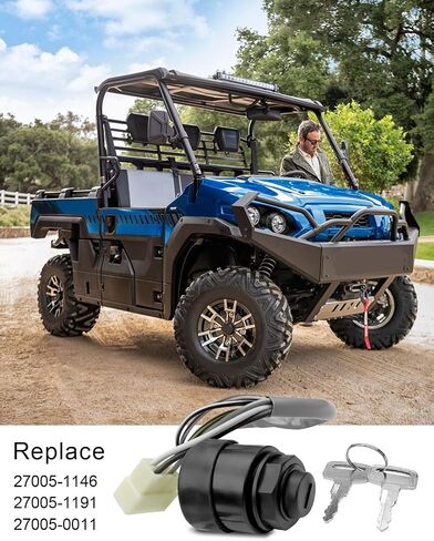 مفتاح الإشعال مع مفاتيح ملاءمة لـ Kawasaki Mule SX 500 600 610 4000 4010 1991-2018 استبدال 27005-1146 ، 27005-1191 ، 27005-0011 in Kuwait
