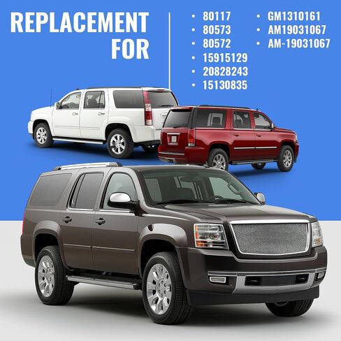 Kojem Exterior Door Handle 4pcs Compatible with 2007-2014 Chevy Chevrolet Avalanche Silverado 1500 2500 3500 Suburban Tahoe GMC Yukon XL Replacement for 15915129 20828243 15130835 Black ABS Plastic in Saudi Arabia