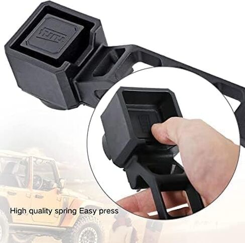 Black Door Handles Kit and Tailgate Handle Compatible with 2007-2018 Jeep Wrangler JK JKU 5PCS (No Pressing) in Saudi Arabia