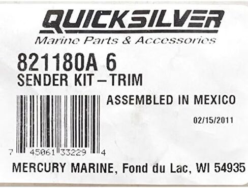 Mercury/Quicksilver Parts Sender Kit-Trim in Saudi Arabia