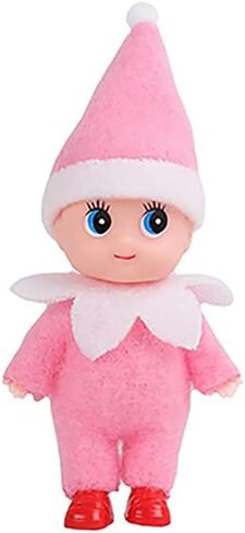 Baby Elf Mini Tiny Toddler Elves Kid Craft Babies Doll Decoration Accessories for Girls Boys Kids Adults (Red) in Kuwait