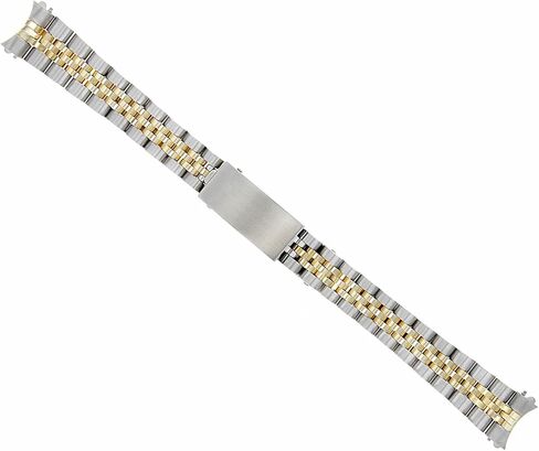Ewatchparts 13mm 14k الذهب اثنين لهجة ليدي اليوبيل فرقة التوافق مع 26 مم رولكس Datejust 6917 6517 in Saudi Arabia