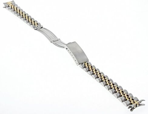 Ewatchparts 13mm 14k الذهب اثنين لهجة ليدي اليوبيل فرقة التوافق مع 26 مم رولكس Datejust 6917 6517 in Saudi Arabia