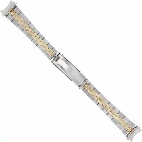 Ewatchparts 13mm 14k الذهب اثنين لهجة ليدي اليوبيل فرقة التوافق مع 26 مم رولكس Datejust 6917 6517 in Saudi Arabia