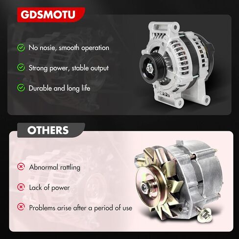 Alternator Compatible for Chevrolet for Cobalt 2.2L/2.4L 2006-2007 for Chevrolet for HHR 2.2L/2.4L 2006-2007 for Pontiac G5 2.2L 2.4L 2007, 11140 AL8799X in Saudi Arabia
