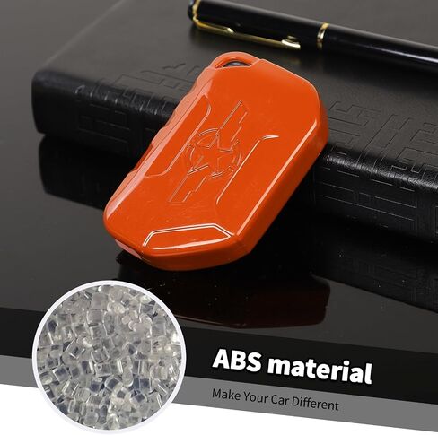 حامي Cey Fob Cover Case Protector لجيب Wrangler JL JLU Gladiator JT 2018-2025 (Orange) in Kuwait