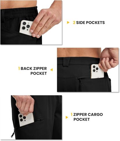 TBMPOY Men's Golf Shorts 9" Lightweight Quick Dry Hiking Cargo Shorts Casual Travel Outdoor with 4 Pockets in Kuwait