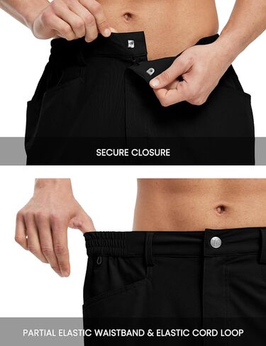 TBMPOY Men's Golf Shorts 9" Lightweight Quick Dry Hiking Cargo Shorts Casual Travel Outdoor with 4 Pockets in Kuwait