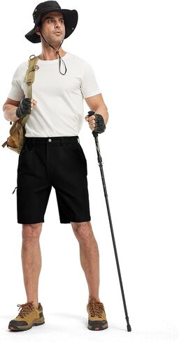 TBMPOY Men's Golf Shorts 9" Lightweight Quick Dry Hiking Cargo Shorts Casual Travel Outdoor with 4 Pockets in Kuwait
