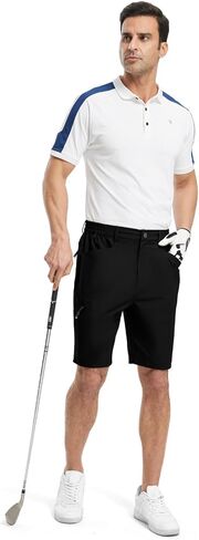 TBMPOY Men's Golf Shorts 9" Lightweight Quick Dry Hiking Cargo Shorts Casual Travel Outdoor with 4 Pockets in Kuwait