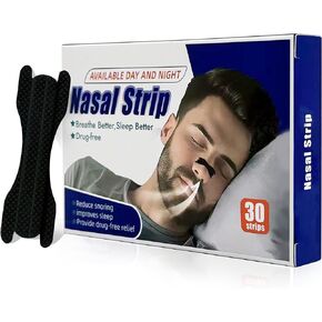 Nasal Strips for Snoring,Nose Strips for Sports Breathing, Help Anti Snoring Devices,Drug-Free Snoring Solution,Strips to Reduce Snoring and Relieve Nose Congestion in Kuwait