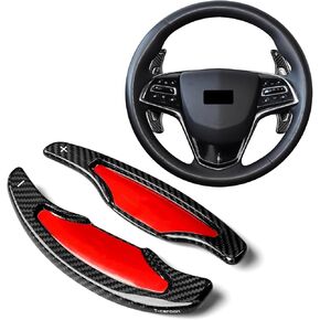 T-Carbon Teadering Paddle Syfter Extensions تناسب Cadillac ATS-L Sport 2014 2017 2018 2019 in Kuwait